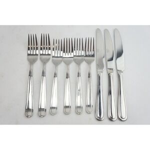GC Mikasa Kelby 18/0 Stainless Steel Cutlery Flatware Forks Knives Set 9 Pieces